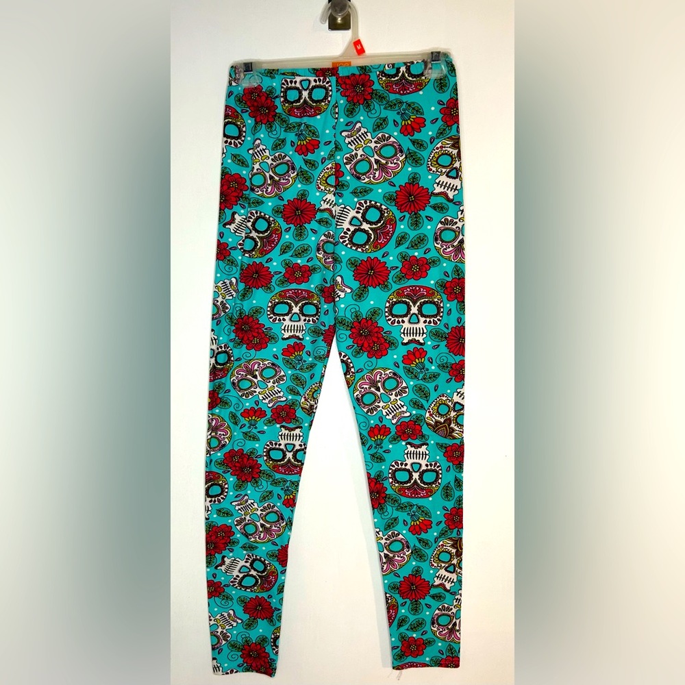 Women’s leggings candy skull